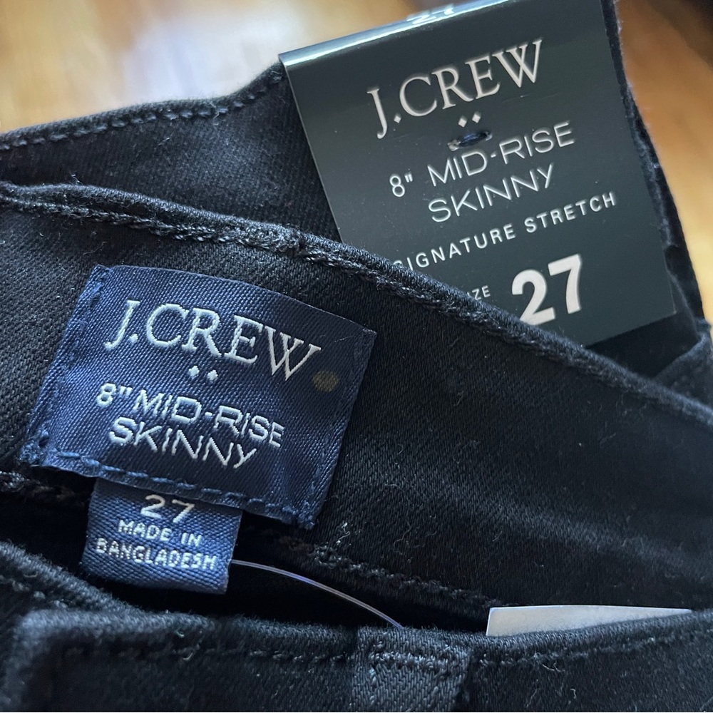 JCREW Skinny black jeans